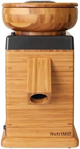 NutriMill Harvest Stone Grain Mill, 450 Watt - Black
