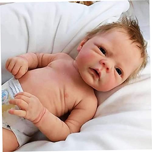KUYYFDS Dolls with 2 Genders Boy/Girl 18 Inch Dolls Silicone Full Body Best Birthday Set Suitable for 3 Years Old,Girl Soft Dolls
