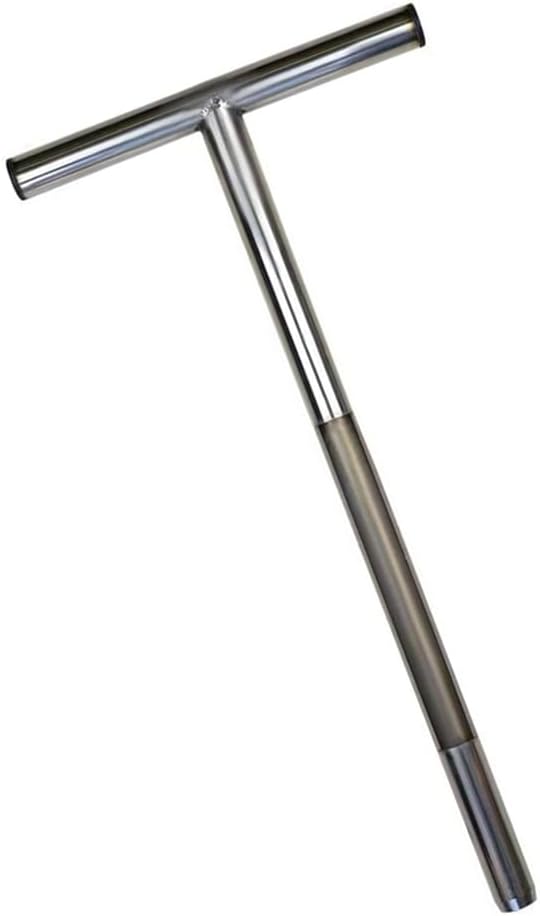 Soil Sampler Probe Stainless Steel T-Style Handle Test Kit Multi-Purpose Golf Turf Lawn Drill Bit Background Maintenance Tool