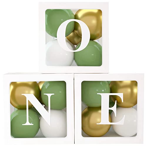 1. Geburtstag Ballon Box für Junge, one ballon box geburtstag mit 30...