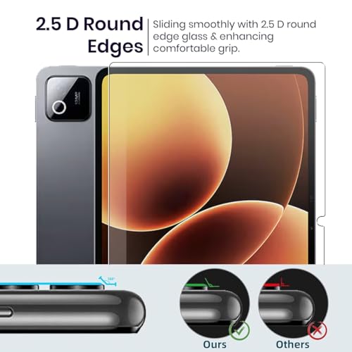 Image of Czartech Tempered Glass Screen Protector for Xiaomi Pad 8 /8 Pro, Mi Pad 7 /7 Pro (11.2 inch inch) Tablet | Bubble Free, Smooth Pen Experience