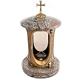 La lampe funéraire peut être utilisée avec une bougie funéraire ou une lanterne funéraire LED.