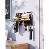 SWTYMIKI Key Holder for Wall Decorative with Unique Home Design + 7 Key Hooks, Wall Mounted Wooden Key Rack Mail Holder for Hallway, Entryway, Mudroom, Office, Brown - Image 5