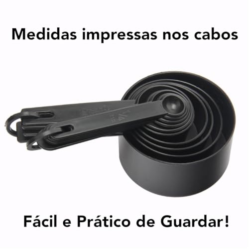 Jogo Colheres Medidoras 10 Peças