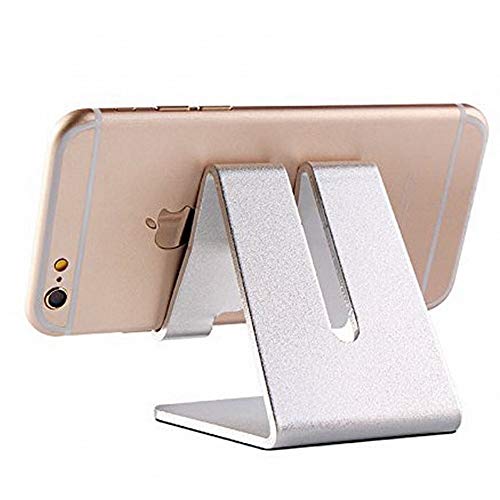 Kingnew - Soporte para teléfono móvil (aleación de aluminio, plegable, silicona)