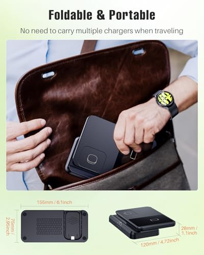 Lk Q10-Z Wireless Charger For Samsung Charging Station Foldable Watch Charger thumb #4