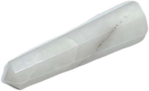 WholesaleGemShop - Torre de obelisco de piedras preciosas de 3 pulgadas, faceta gigante, cristal de roca de Aura Rock Natural pulido Earth Wand