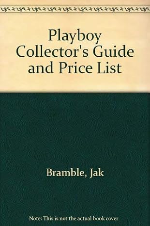 Amazon.in: Buy Playboy Collector's Guide and Price List Book Online at