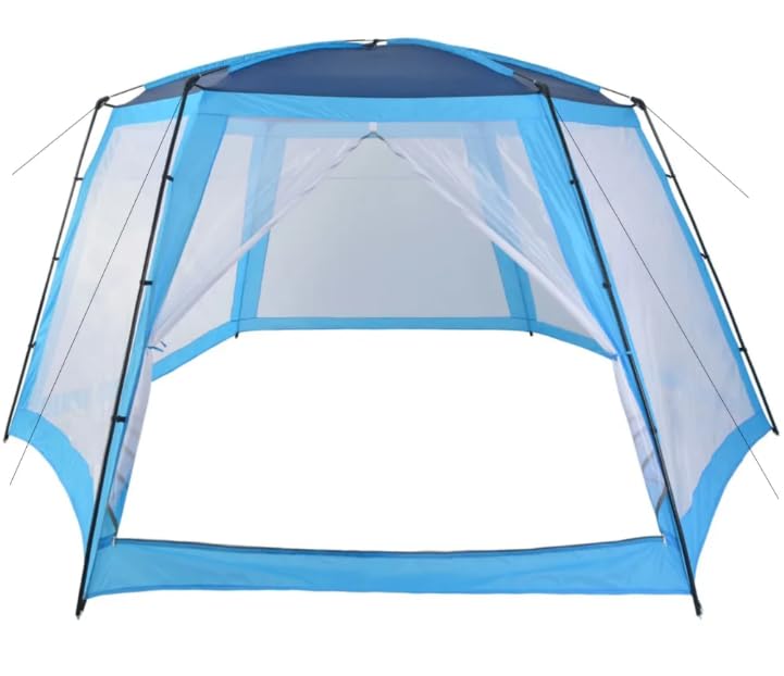 Pool Dach Rund bis Ø 500 cm: Pool Pavillon, Poolüberdachung Rund Winterfest, Whirlpool Überdachung und Bubble Zelt, Poolabdeckung, 660 x 580 x 250 cm (L x B x H)