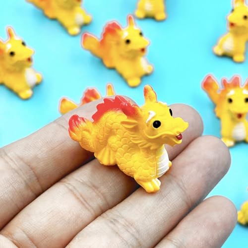 Suartus Miniature Dragon Figurines - 30Pcs Resin Mini Dragon Model Statue Animals Miniature Figurines Ornaments 2024 Chinese Zodiac Figurines For Fairy Garden Miniature Moss Landscape Diy Craft Home Decor thumb #3