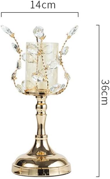 Candelit Dinner Prop Candlestick Place piece Nordic Table Decoration European Romantic Crystal Candle