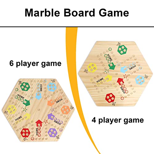 Juego de Mesa Original Wahoo de Mármol con Tablero Doble miniatura 4