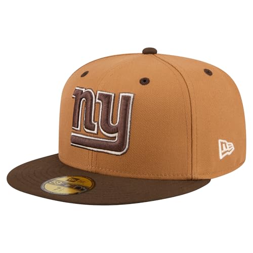New Era Men's Light Brown/Dark Brown New York Giants Two-Tone Walnut 59FIFTY Fitted Hat