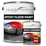 2 Pack Epoxy Garage Floor Paint - 5 Litres (Tile Red)