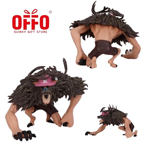 Image of Offo Tony Tony Chopper Monster Point Action Figure - One Piece Anime PVC Collectible Statue for Home Decor, Office Desk & Study Table | Gift for Fans & Collectors