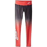 NHL Detroit Red Wingsレディースグラデーションプリントレギンス、赤、スモール