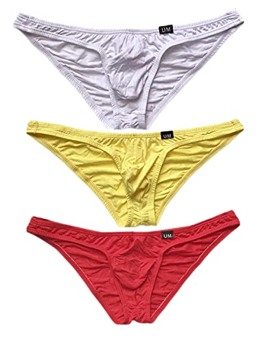 COMLIFE Men's Briefs Comfortable Modal Low-rise Stretch Belt Triangle Pants