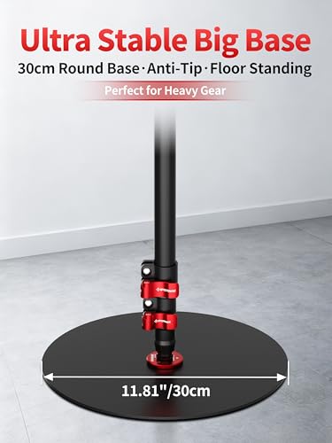 Image of IFOOTAGE Cobra RB-A300,Round Base Monopod,Professional Camera Aluminium Monopod with Quick Adjustment Height Buckle,Compatibility DSLR Cameras Camcorders(59.44Inc)