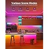 Lamomo RGB Neon LED Strip Lights, 16.4Ft Led Neon Rope Lights with App Remote Control, Music Sync, Indoor IP65, Waterproof, Flexible DIY Lights Design for Bedroom, Living, Gaming Room, Party Decor