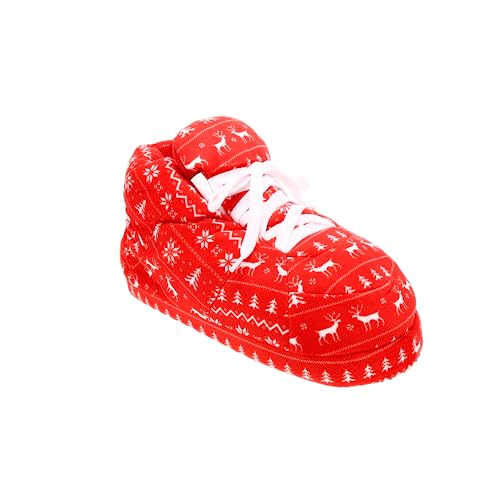 Image of Happy Feet Slippers Standard Sneaker Slippers for Men, Women, and Kids - Women Shoes, Gifts for Women, As Seen on Shark Tank - Classy Oversized House Slippers for Women with Non-Slip Rubber Soles