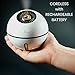 Neossun Cordless Rechargeable Cool Mist Humidifier 2000 mAh Battery 12 Hours or USB Operated 300 ml Multicolor LED mood light Travel Whisper-Silent Portable Wireless for Home Office Baby Camping White
