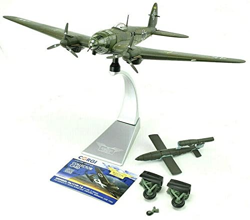 コーギー 1:72スケール AA33705 ハインケル Amazon.co.jp: コーギー 1/72 ハインケル He-111H-16 - A1+HK, 2./KG53