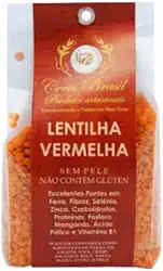 Kit 2X: Lentilha Vermelha Sem Pele Sem Glúten Ceres 400g
