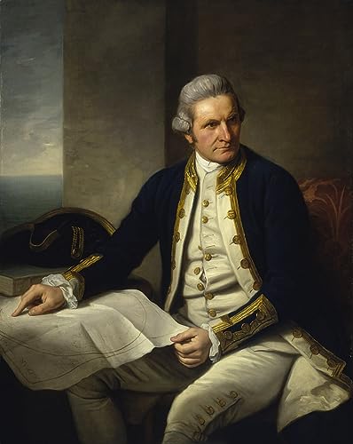 Tableau Capitaine Cook Nathaniel Dance Holland grand format pour habiller un mur vide