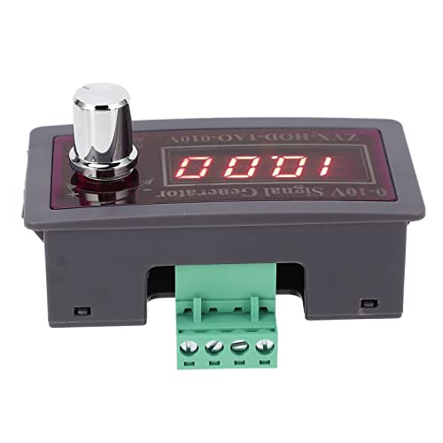 Pongnas 0-10V Adjustable Signal Generator PLC Frequency Control Meter Signal Voltage Generator Module Large Terminals Output 0-10V Voltage Signal Industrial Use