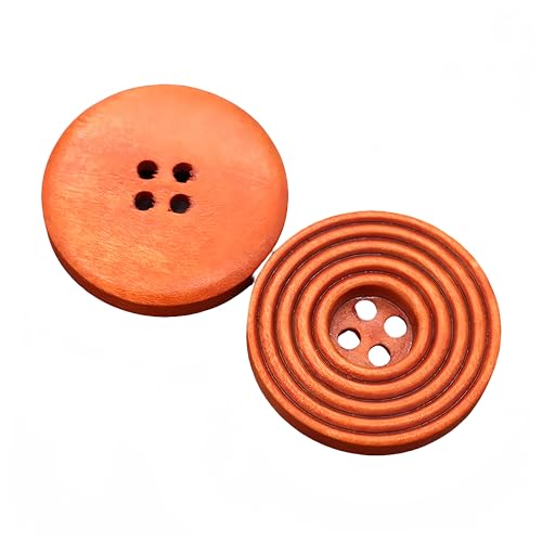 10Pcs DIY Wooden Buttons - Perfect Sewing Accessories for Child Clothing and Handmade Crafts