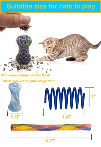 Image of Fashion's Talk Cat Toys 50 Pcs for Indoor Cats,Interactive Door Hanging Mice Feather Toy Cat Spring Toy Cat Wand Catnip Crinkle Balls Silvervine Stick