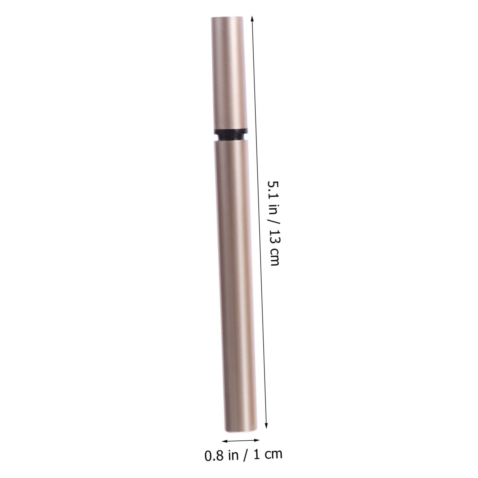 PRETYZOOM 5 Tubos Delineadores de Ojos Recargables Dorados de 1ml, Aplicadores de Delineador Líquido de Plástico, Ligeros y Perfectos para Mayoristas de Cosméticos
