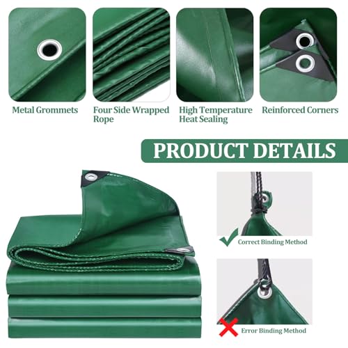 Bâche imperméable de camping pour protéger le bois de chauffage et les meubles - 3