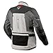 REV'IT! Men's Sand 5 H2O Adventure Touring Motorcycle Jacket (Silver/Anthracite - X-Large)
