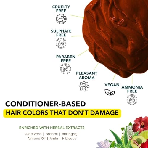 Image of Paradyes Semi-permanent Chocolate Brown DIY Conditioner Based Hair Colour 120 gm and Lighten Up! Bleach Pack 30 Vol. for all Hair Types