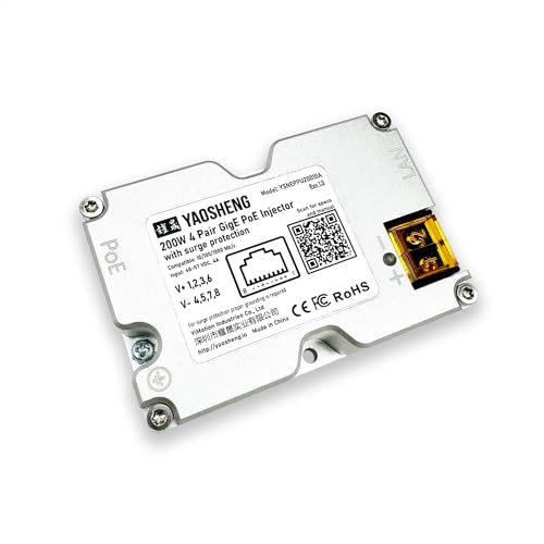 200W PoE Injector with Comprehensive Protection for All Standard Starlink Models.
