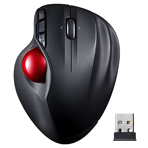 Amazon.co.jp: サンワダイレクト ワイヤレス トラックボール 6