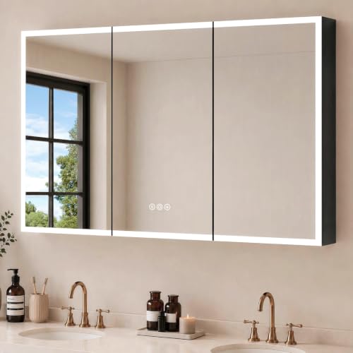 Buruis 54 x 32 LED Medicine Cabinet