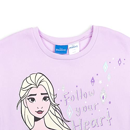 Image of Disney Frozen Girls' Fleece Sweatshirt and Leggings Set Toddler to Big Kid