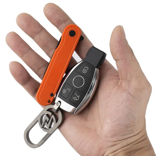 Image of OLITANS G040 Pocket Knife, 2.75'' D2 Steel Blade G10 handle, Small EDC Knife with Pocket Clip for Men Women, 2.1oz