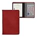 kwmobile Registration and Insurance Holder - Car Document Holder for Vehicle Documents and Cards - PU Leather - Rhubarb Red