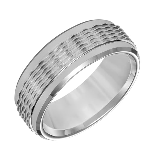 Alliance en carbure de tungstène 8 mm bague confortable anti rayures
