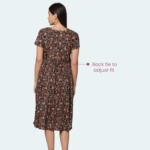 Image of Morph Maternity | Maternity Dresses for Women | Fits During Pregnancy & Post Pregnancy | Back Tie to Adjust