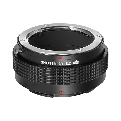 SHOTEN �}�E���g�A�_�v�^�[ CY-NZ E (���V�J�E�R���^�b�N�X�}�E���g�����Y �� Z�}�E���g�ϊ�) �݊��i Contax/Yashica�����Y�p �j�R��Z�J�����p Z�{�f�B �A�_�v�^�[ �d�q�ړ_ EXIF/�t�H�[�J�X�G�C�h�Ή� MF�⏕ �s�[�L��