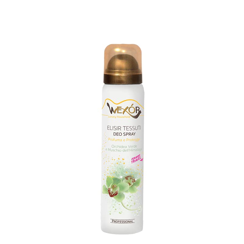 Wexor Elixir Tejidos Deo Spray Perfuma y Protege, Orquídea Verde y Musgo del Himalaya, 1 de 100 ml
