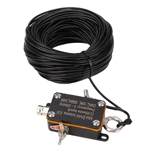 Antena portátil 1:49 balun de aluminio 3-30 MHz para radioafición