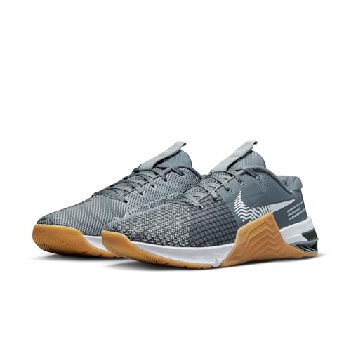 Nike Nike Men's Metcon 8 Training Shoes, Smoke Grey White Dk Smoke Grey, 41 EU