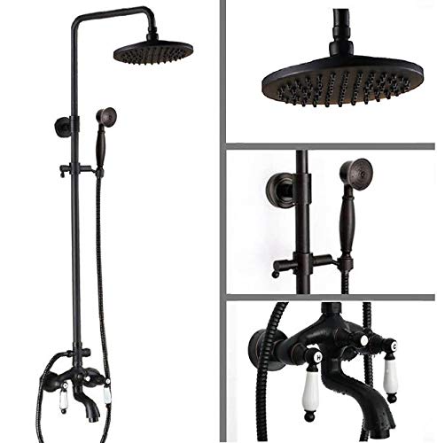 Robinet de douche noir en laiton pour remplacer une vieille robinetterie