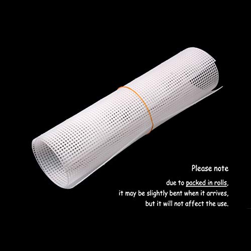 image for wexpw 3 Pieces Big Size Plastic Mesh Canvas Sheets Kit Clear Plastic C