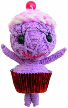 Cupcake String Doll Gang Keychain (colors may vary)